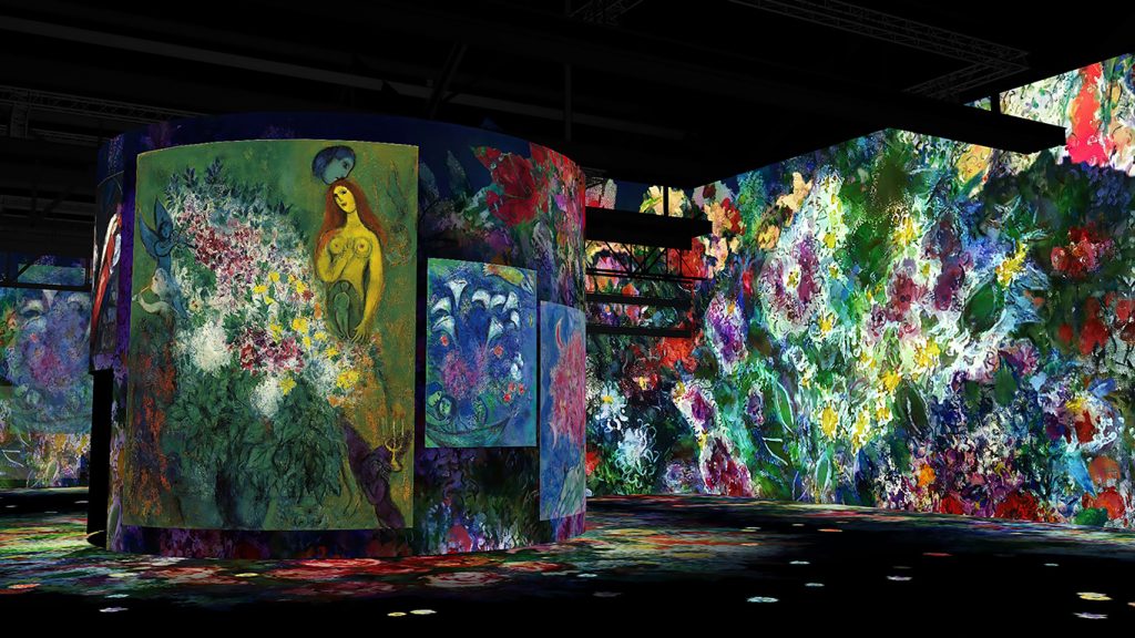 Exposition Chagall à l'Atelier des Lumières